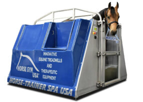 Kingfisher Farms in Santa Ynez use a cold saltwater spa using cryotherapy, aeration and saltwater for their horse therapy